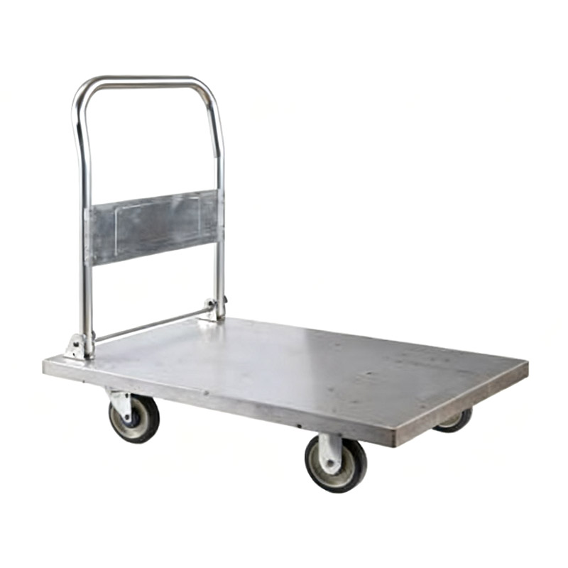 Cărucior din oțel rezistent, cărucior de marfă, transportor, cărucior plat pentru uz casnic, remorcă portabilă, cărucior mic pliabil, cărucior tras manual
