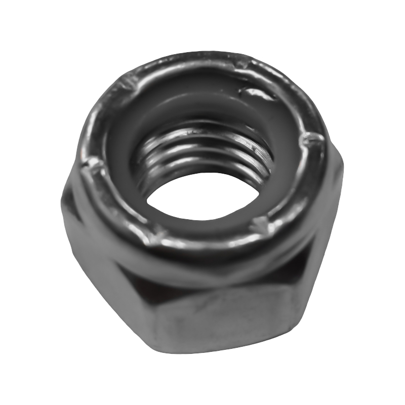 Oțel carbon Nailon Anti-slăbire Anti-alunecare Piuliță hexagonală cu autoblocare