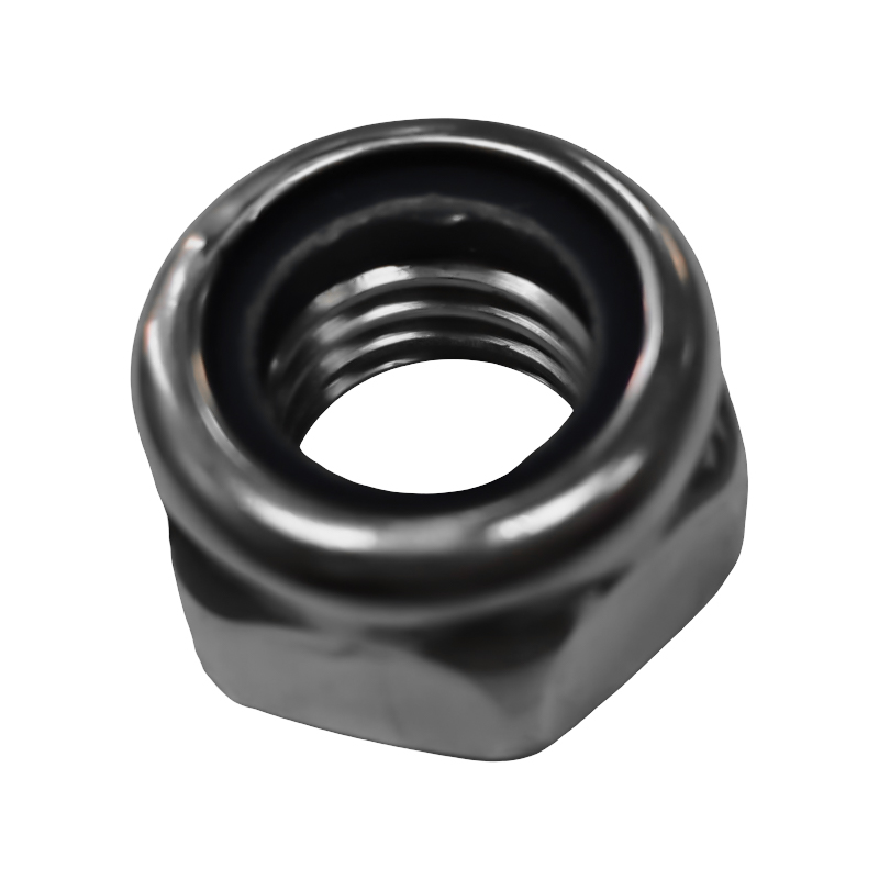 Oțel carbon Nailon Anti-slăbire Anti-alunecare Piuliță hexagonală cu autoblocare